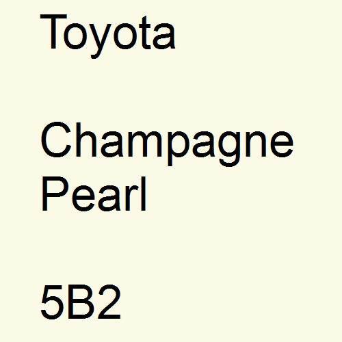 Toyota, Champagne Pearl, 5B2.